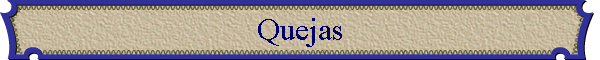 Quejas